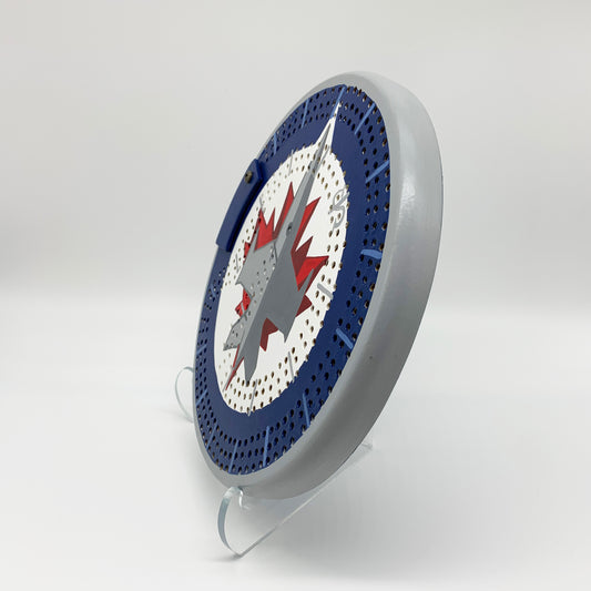Winnipeg Jets Cribbage Board