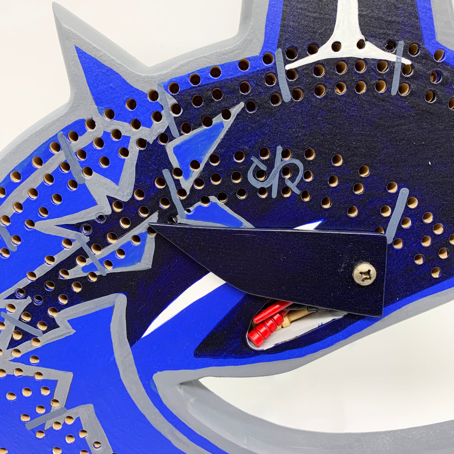 Vancouver Canucks Cribbage Board
