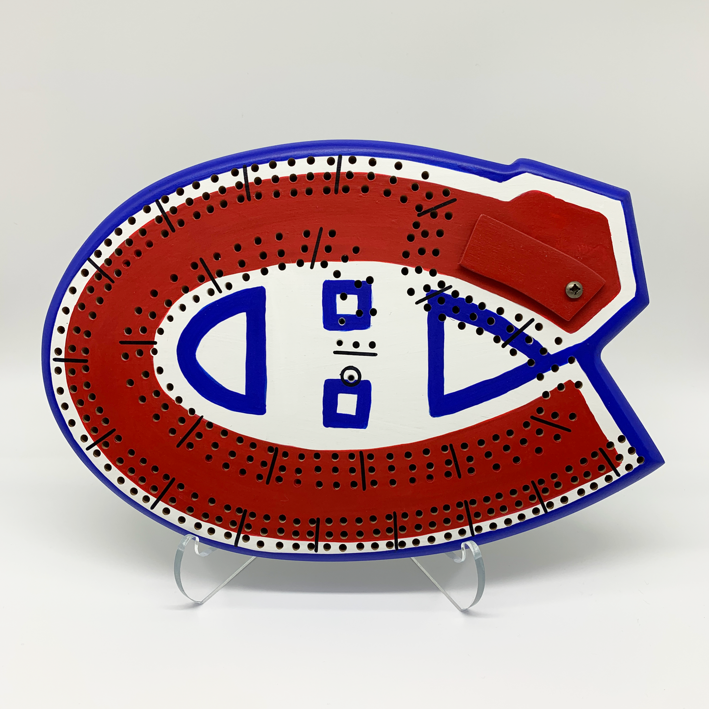 Montreal Canadiens Cribbage Board