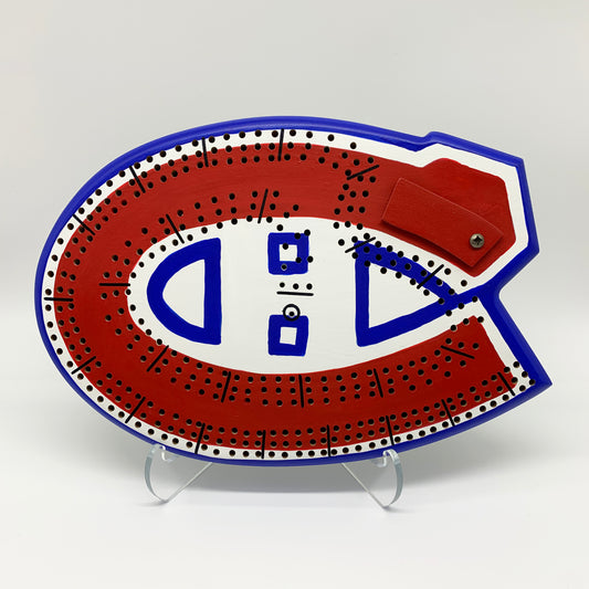Montreal Canadiens Cribbage Board