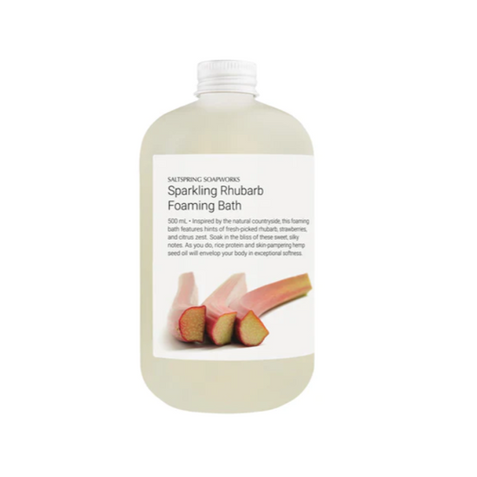 Sparkling Rhubarb Foaming Bath