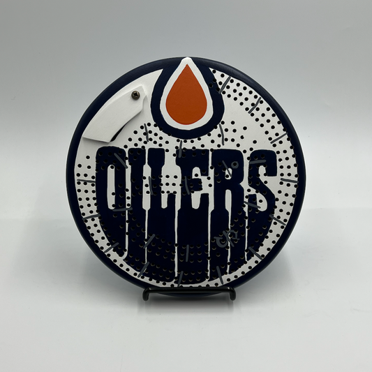 Oilers Cribbage Board