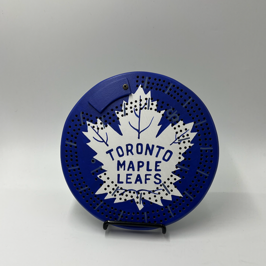 Toronto Maple Leafs Cribbage Board
