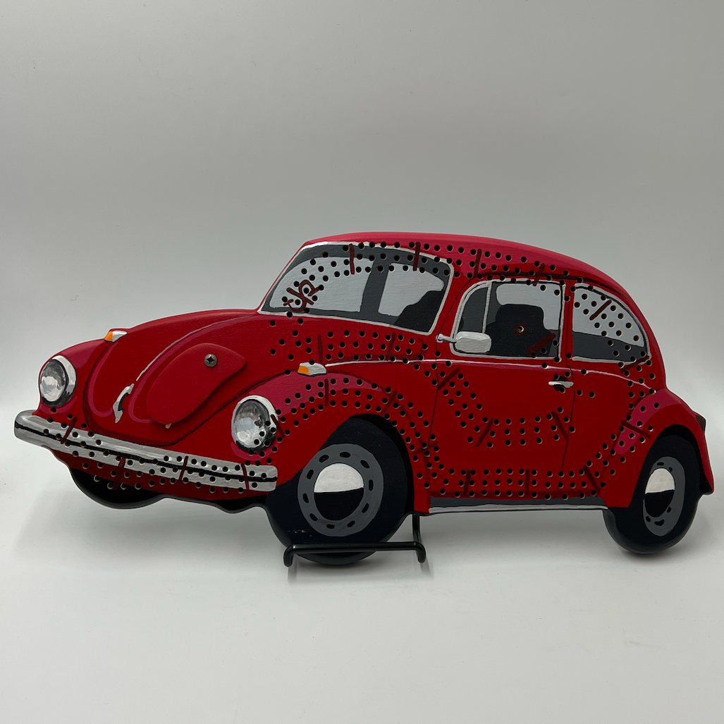 VW Bug Cribbage Board