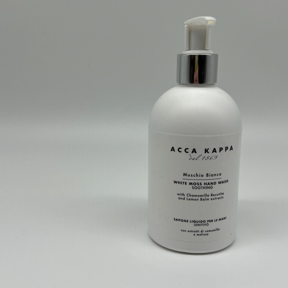 Muscio Bianco (White Moss) hand soap