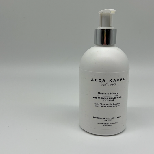 Muscio Bianco (White Moss) hand soap