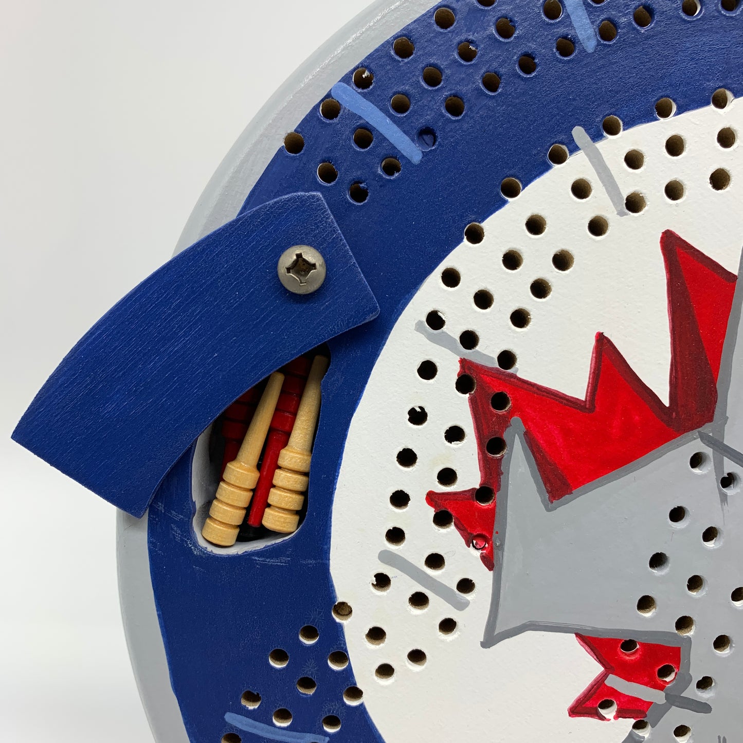 Winnipeg Jets Cribbage Board